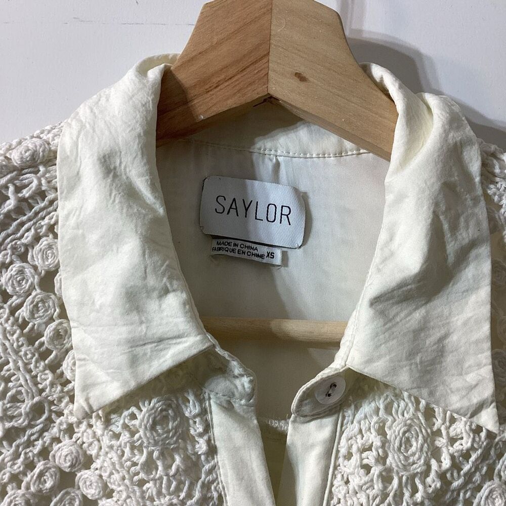 Saylor Aries Diamond‎ Crochet Mini Dress size XS - Picture 15 of 16